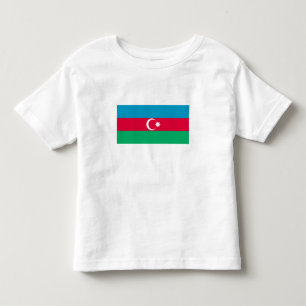T-shirt Pour Les Tous Petits Drapeau de l'Azerbaïdjan patriotique