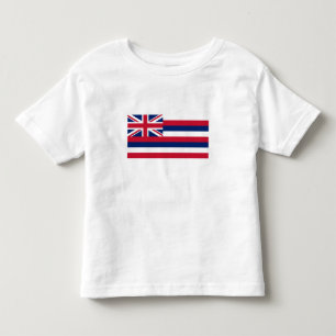 T-shirt Pour Les Tous Petits Drapeau de l'État d'Hawaii