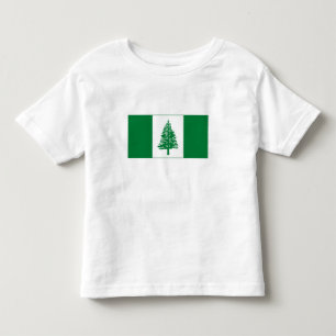 T-shirt Pour Les Tous Petits Drapeau de l'île Norfolk