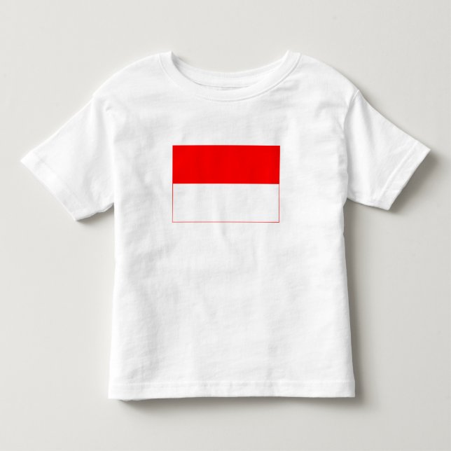 T-shirt Pour Les Tous Petits Drapeau de l'Indonésie (Devant)