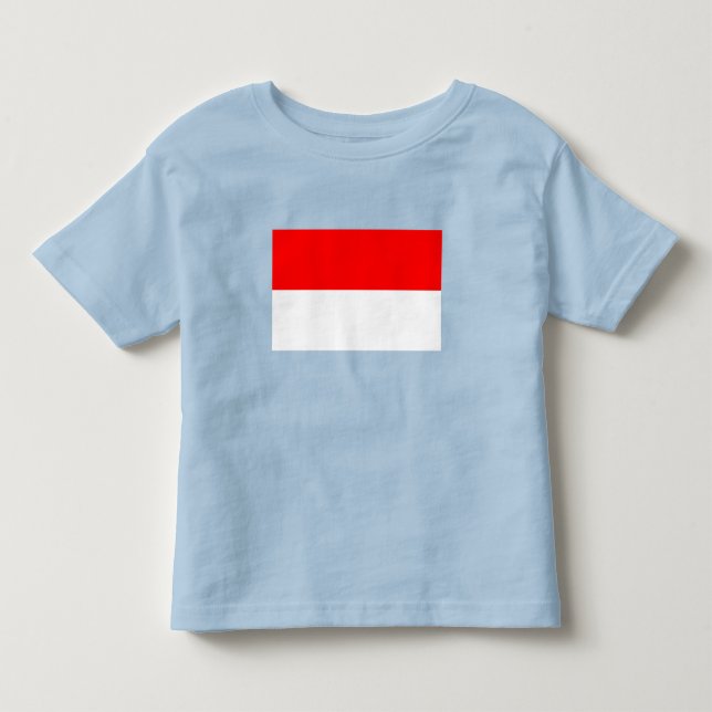T-shirt Pour Les Tous Petits Drapeau de l'Indonésie (Devant)