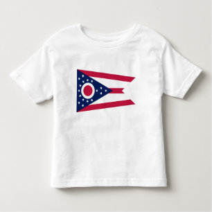 T-shirt Pour Les Tous Petits Drapeau de l'Ohio