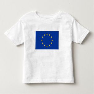 T-shirt Pour Les Tous Petits Drapeau de l'Union européenne