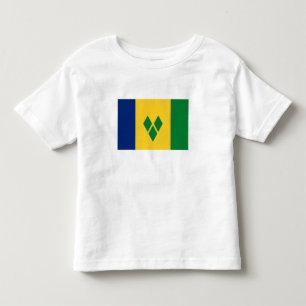 T-shirt Pour Les Tous Petits Drapeau de Saint-Vincent