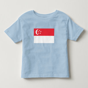 T-shirt Pour Les Tous Petits Drapeau de Singapour