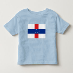 T-shirt Pour Les Tous Petits Drapeau des Antilles Pays-Bas