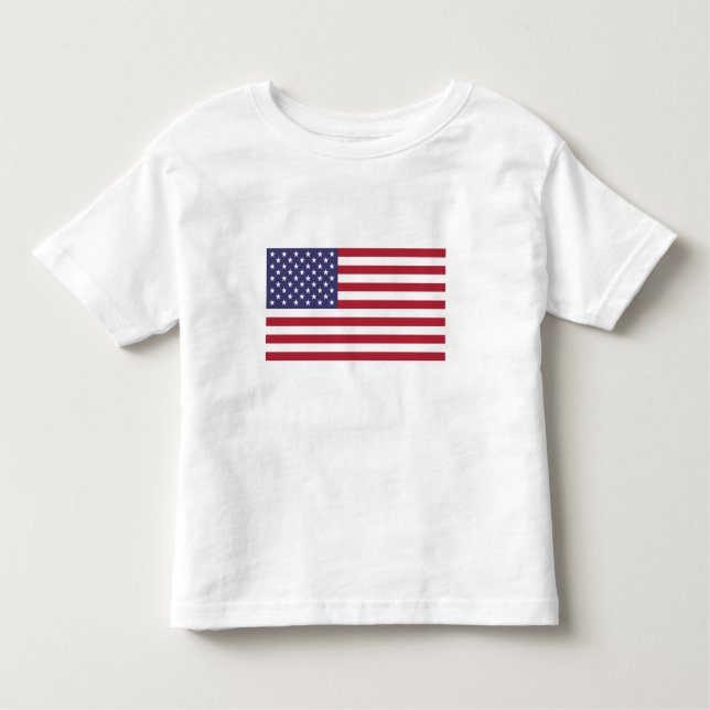 T-shirt Pour Les Tous Petits Drapeau des États-Unis (Devant)