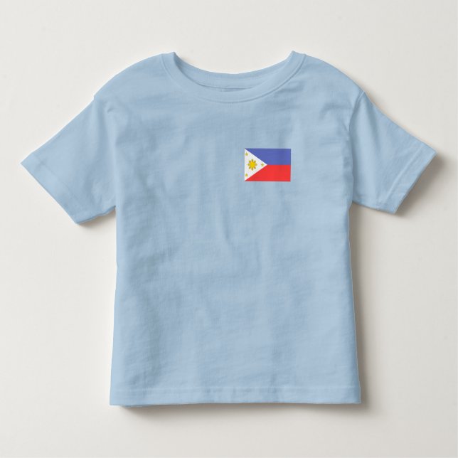 T-shirt Pour Les Tous Petits Drapeau des Philippines (Devant)