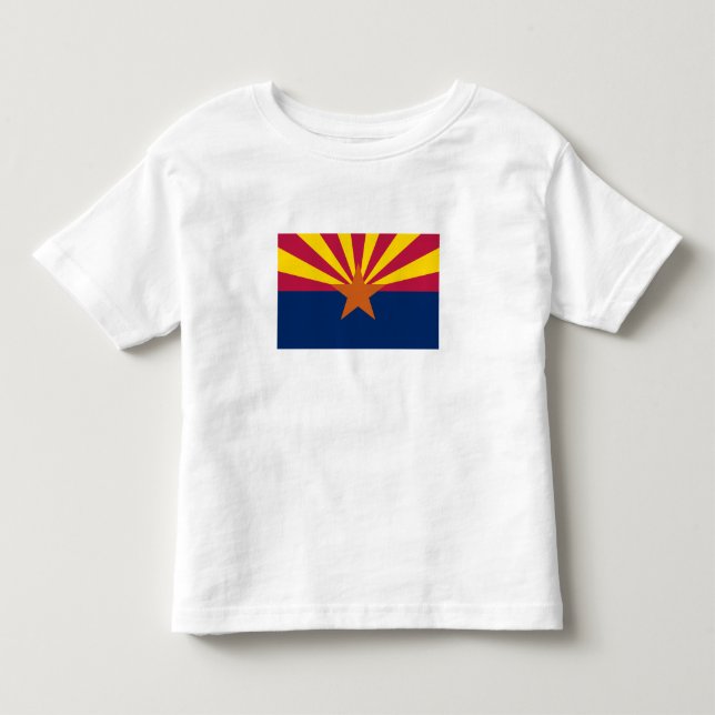 T-shirt Pour Les Tous Petits Drapeau d'État de l'Arizona (Devant)