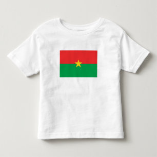 T-shirt Pour Les Tous Petits Drapeau du Burkina Faso patriotique