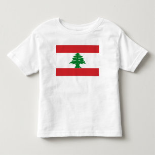 T-shirt Pour Les Tous Petits Drapeau du Liban