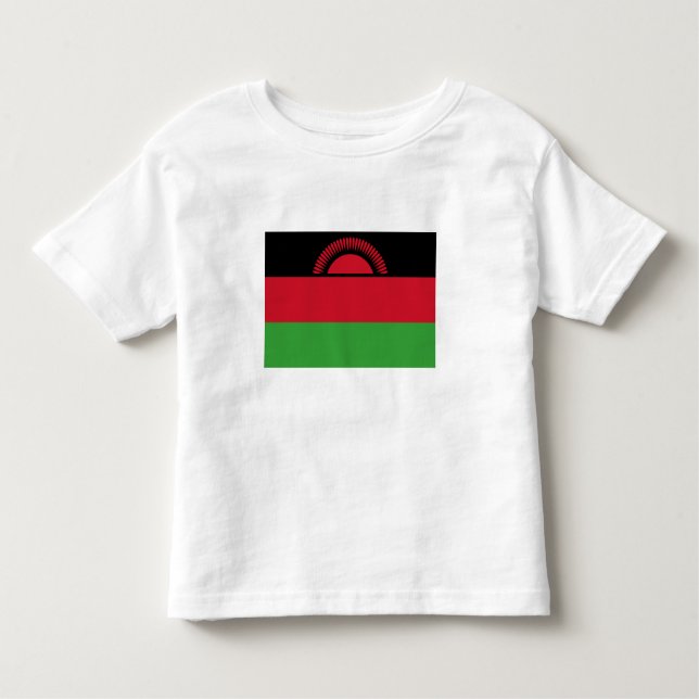 T-shirt Pour Les Tous Petits Drapeau du Malawi (Devant)