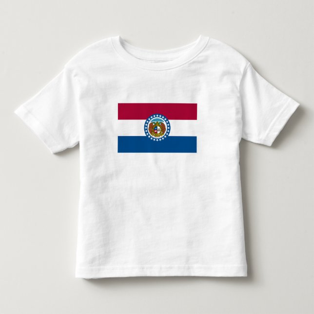 T-shirt Pour Les Tous Petits Drapeau du Missouri (Devant)