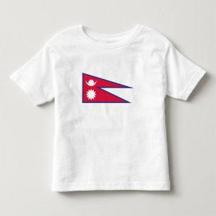 T-shirt Pour Les Tous Petits Drapeau du Népal