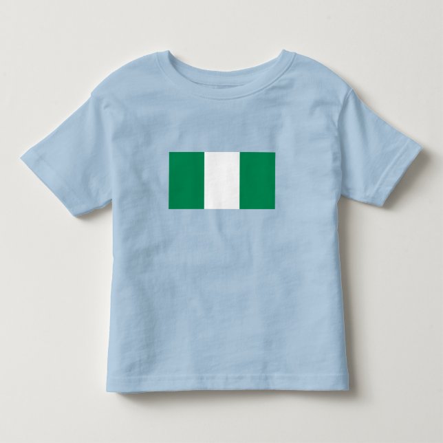 T-shirt Pour Les Tous Petits Drapeau du Nigéria (Devant)