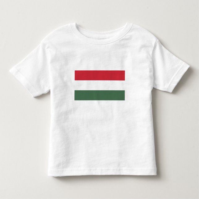 T-shirt Pour Les Tous Petits Drapeau Hongrie (Devant)