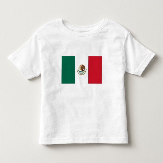 T-shirt Pour Les Tous Petits Drapeau mexicain (Devant)