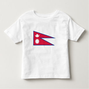 T-shirt Pour Les Tous Petits Drapeau népalais