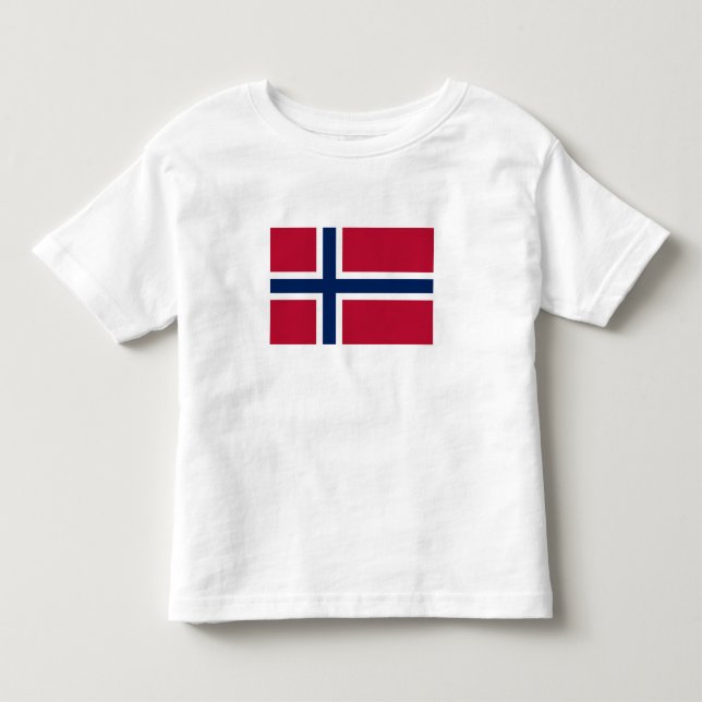 T-shirt Pour Les Tous Petits Drapeau norvégien (Devant)