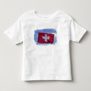 T-shirt Pour Les Tous Petits Drapeau suisse RF)