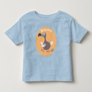 T-shirt Pour Les Tous Petits Drôle dessin animé d'oiseau de dodo