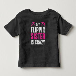T-shirt Pour Les Tous Petits Drôle Gymnaste Frère Soeur Gymnastique Tumbling