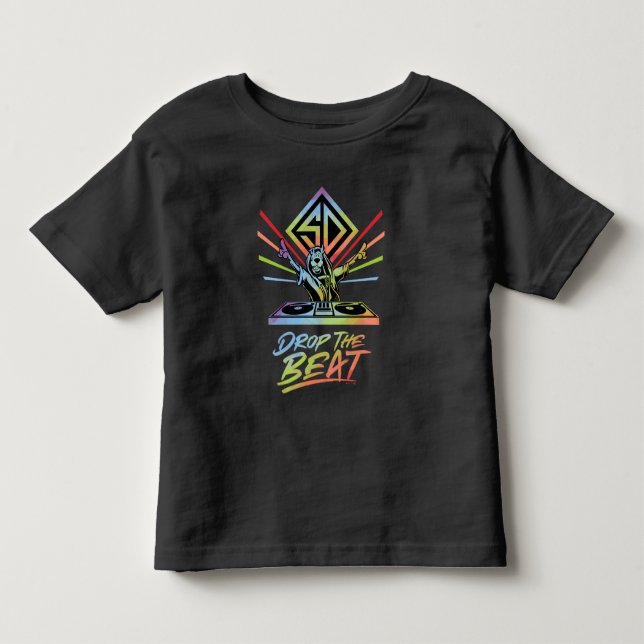 T-shirt Pour Les Tous Petits Drop the Beat : DJ Scooby-Doo (Devant)