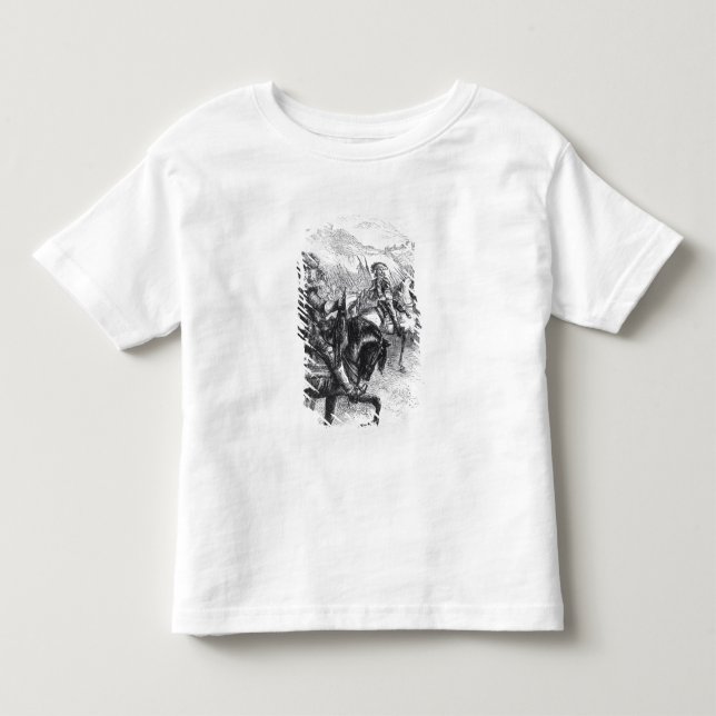 T-shirt Pour Les Tous Petits Duc de Monmouth avançant sur Taunton (Devant)