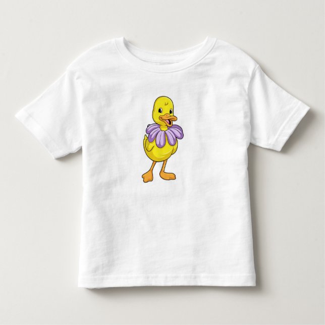 T-shirt Pour Les Tous Petits Duck with Daisy (Devant)