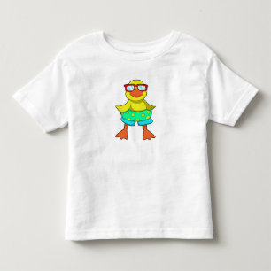 T-shirt Pour Les Tous Petits Duck with Swim ring & Sung