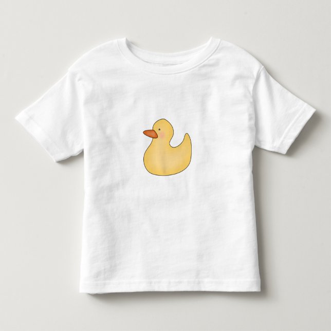 T-shirt Pour Les Tous Petits Duckie jaune (Devant)