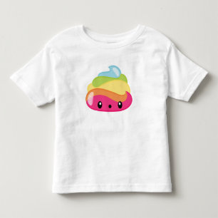 T-shirt Pour Les Tous Petits Dunette Emoji d'arc-en-ciel