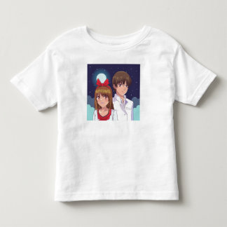 T-shirt Pour Les Tous Petits Duo d'animation Moonlight Illustration