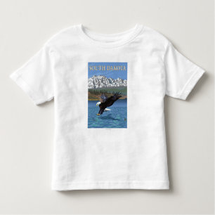 T-shirt Pour Les Tous Petits Eagle DivingSouth Dakota
