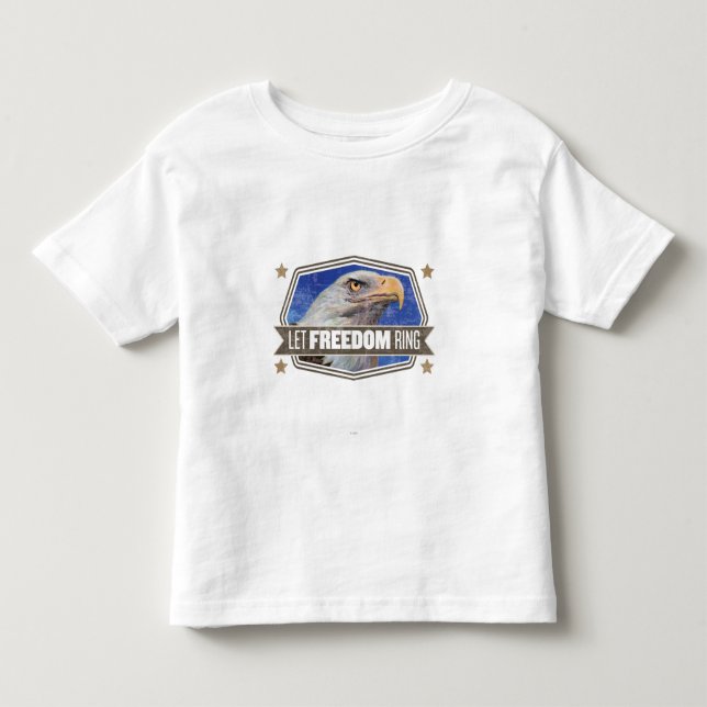 T-shirt Pour Les Tous Petits Eagle-Laissez l'anneau de liberté (Devant)