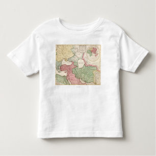 T-shirt Pour Les Tous Petits EastPanoramic moyen MapMiddle est