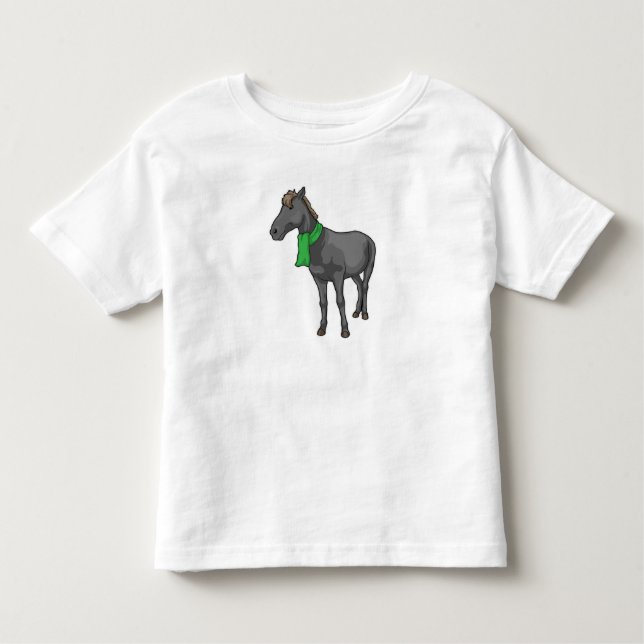 T-shirt Pour Les Tous Petits Écharpe de cheval (Devant)