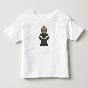 T-shirt Pour Les Tous Petits Échecs King Crown Chess