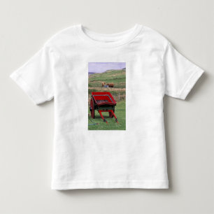 T-shirt Pour Les Tous Petits Ecosse, île de Skye, Kilmuir. Animaux de ferme