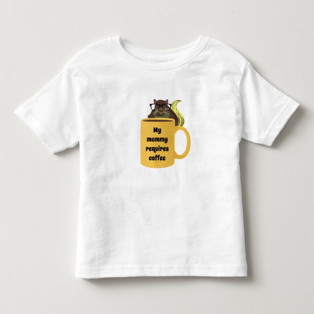 T-shirt Pour Les Tous Petits Écureuil coquin #551 (Devant)