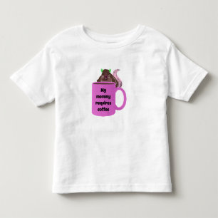 T-shirt Pour Les Tous Petits Écureuil Vilain #366 Tout-Petit