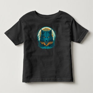 T-shirt Pour Les Tous Petits Effrayant loup-garou