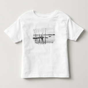 T-shirt Pour Les Tous Petits Egypte luxueuse, Feluccas sur le Nil