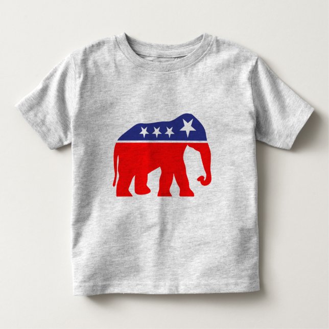 T-shirt Pour Les Tous Petits Eléphant GOP modernisé (Devant)