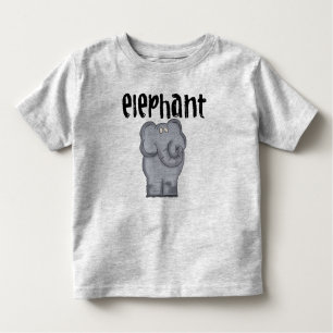 T-shirt Pour Les Tous Petits Eléphant gris