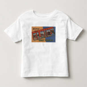 T-shirt Pour Les Tous Petits Elkins, la Virginie Occidentale - grandes scènes