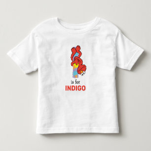 T-shirt Pour Les Tous Petits Elmo Alphabet I Crème glacée