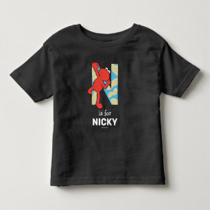 T-shirt Pour Les Tous Petits Elmo Alphabet N Nuages