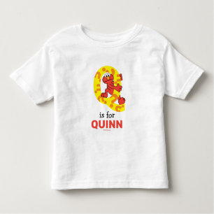 T-shirt Pour Les Tous Petits Elmo Alphabet   Point de question Q