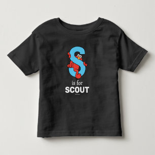 T-shirt Pour Les Tous Petits Elmo Alphabet   S Bleu